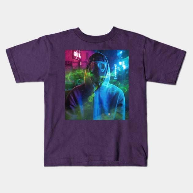 Contamination Kids T-Shirt by Ergen Art